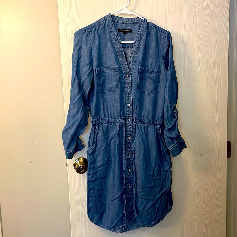 Denim Banana Republic Shirt Dress
